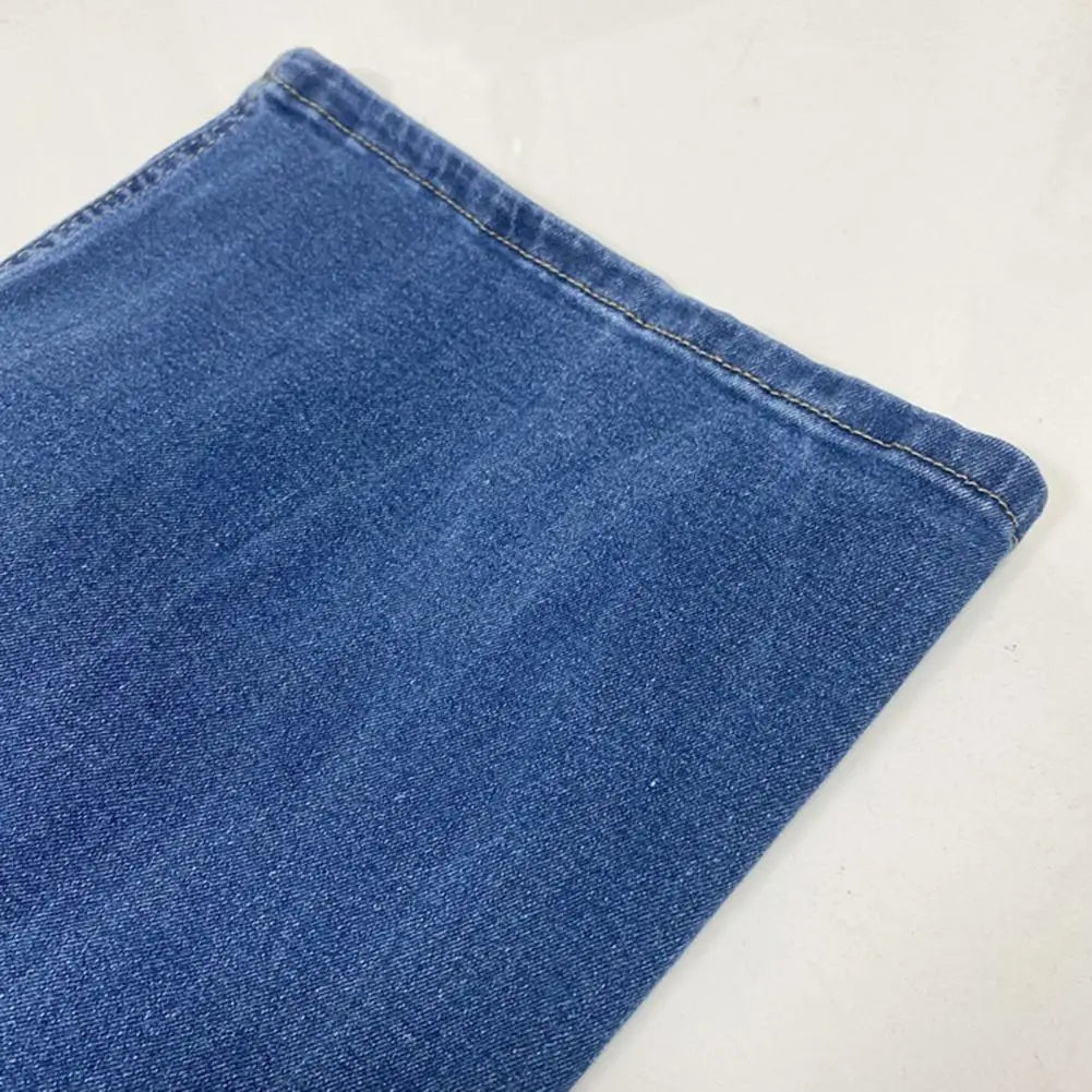 Vallancia Women's Trendy Wide-Leg Cuffed Jeans – Relaxed Fit with Premium Comfort
